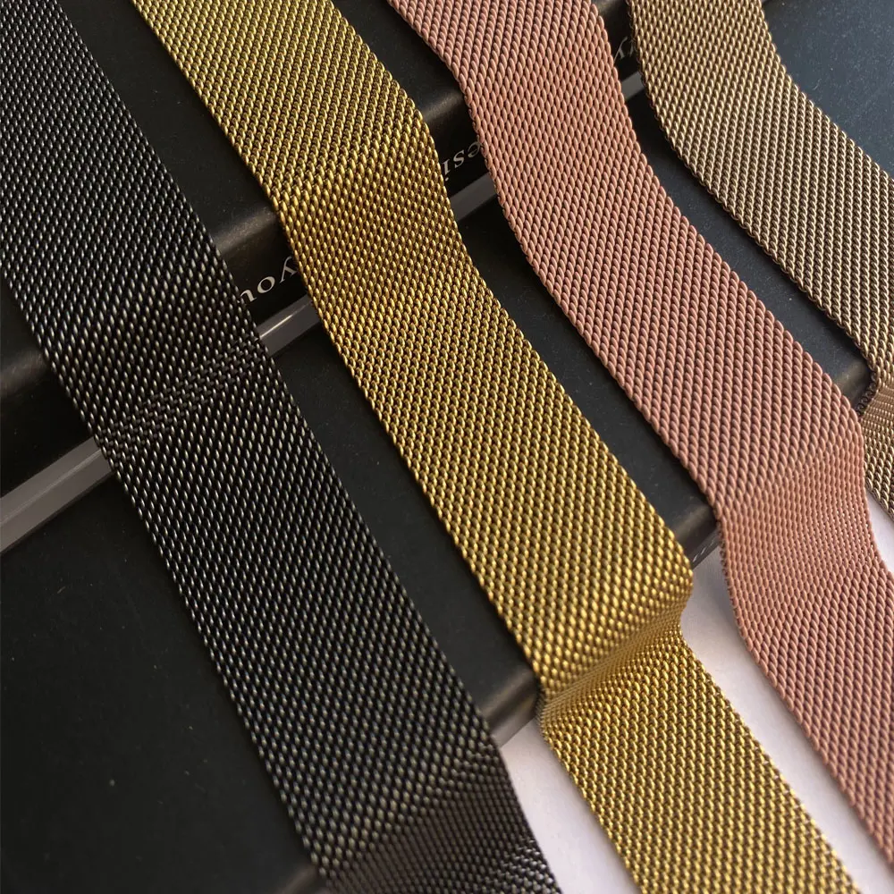 

Strap For Apple watch band 44mm 40mm 38mm 42mm metal Magnetic Loop correa Accessories bracelet iWatch serie 4 3 SE 6 7 45mm 41mm