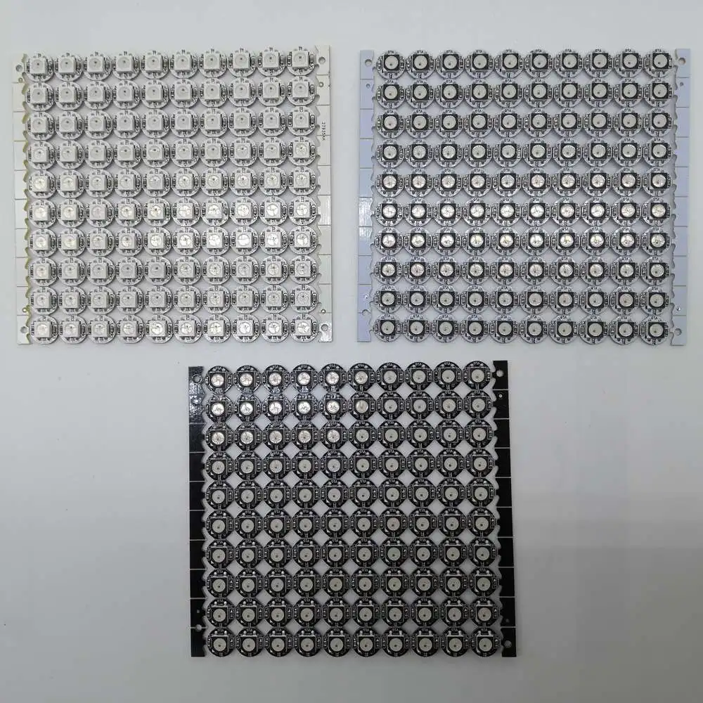 Светодиодная лента WS2812B WS2812 с теплоотводом чипа от DC5V 5050SMD RGB WS2811 IC Встроенная 1 ~ 1000