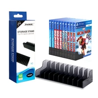 new 2pcs ps4slimpro 10 game discs storage stand games holder bracket for sony playstation 4 play station ps 4 accessories