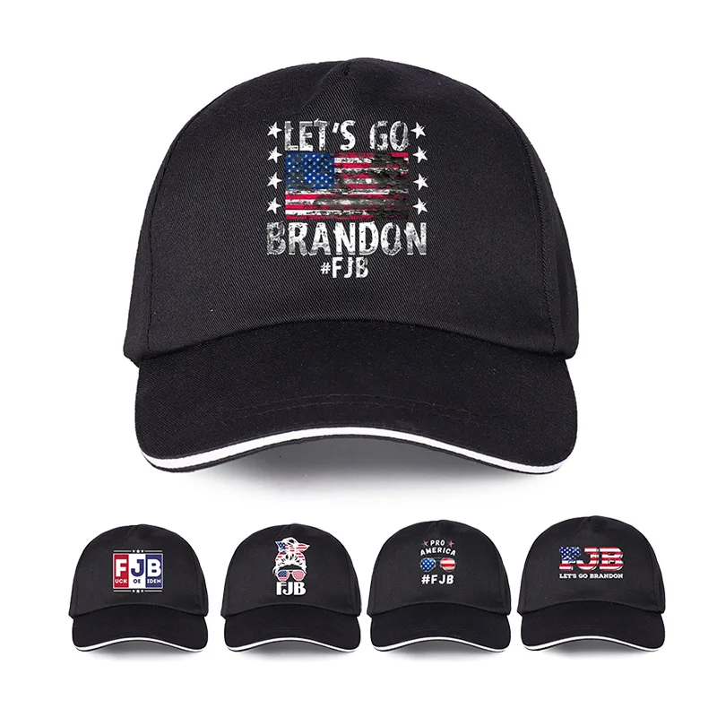 

Let Is Go Brandon Flag Sunglasses Baseball Cap Hat Solid Color Sport Sun Casquette Women Snapback Hip Hop Casual Czapka Boys