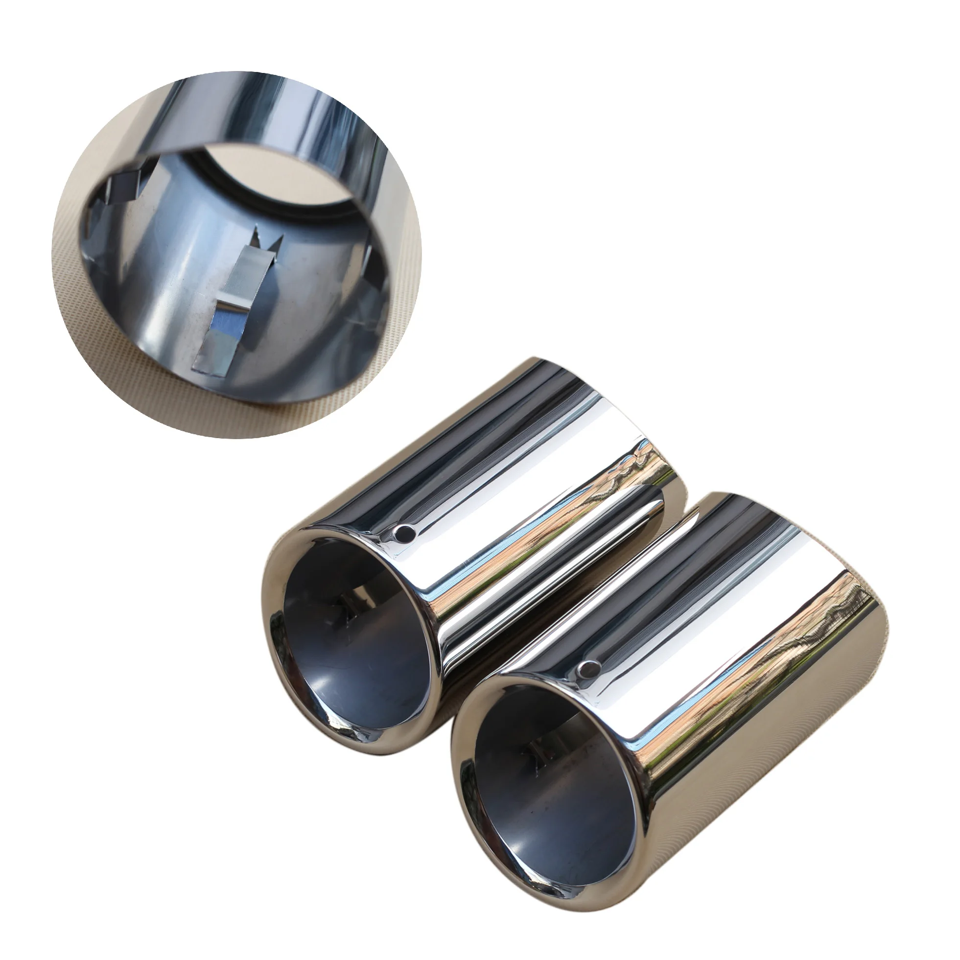 Задняя выхлопная труба из нержавеющей стали подходит для BMW 528i 530i 535d 535i F10 F18 2011 2016