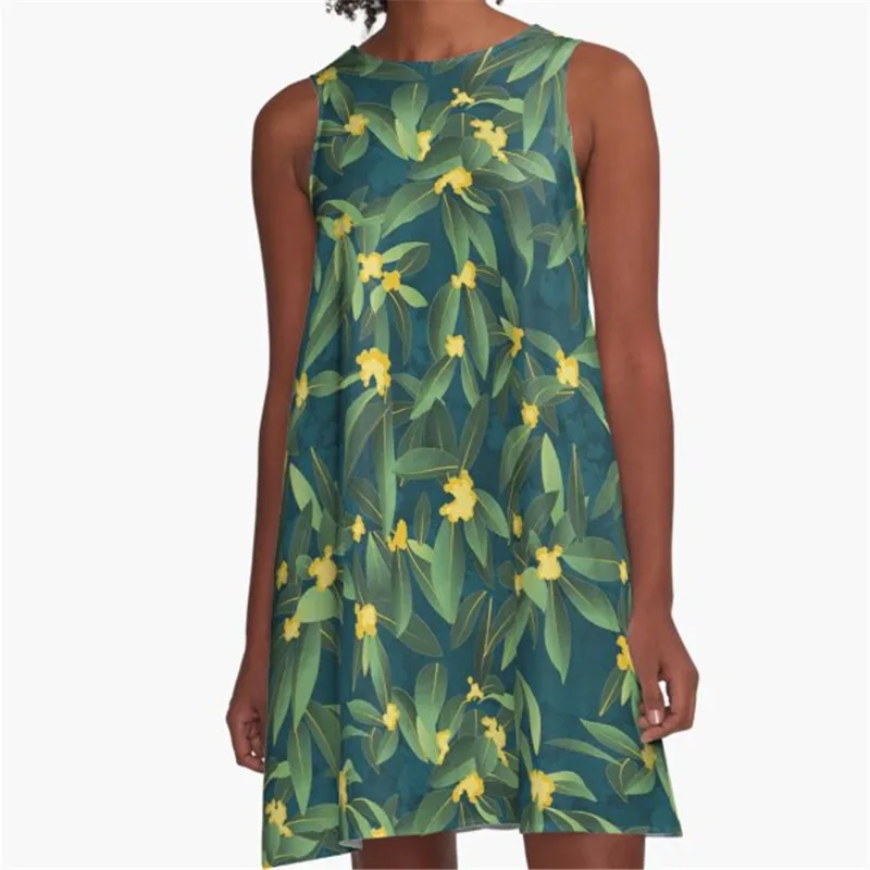 

Fashion Women summer dresses m rainbow candy Printed A-Line Boho Dress for women harajuku Sexy ladies mini short beach dress