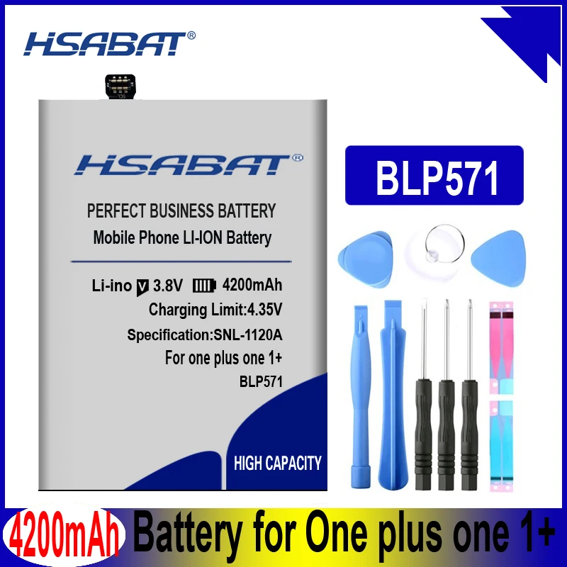 HSABAT BLP633 BLP637 BLP571 BLP597 BLP613 BLP607 BLP657 BLP685 Батарея для Oneplus 1+ 1+ для one Plus 2, 3, 5, 6, 6 S, T X 3T A3010