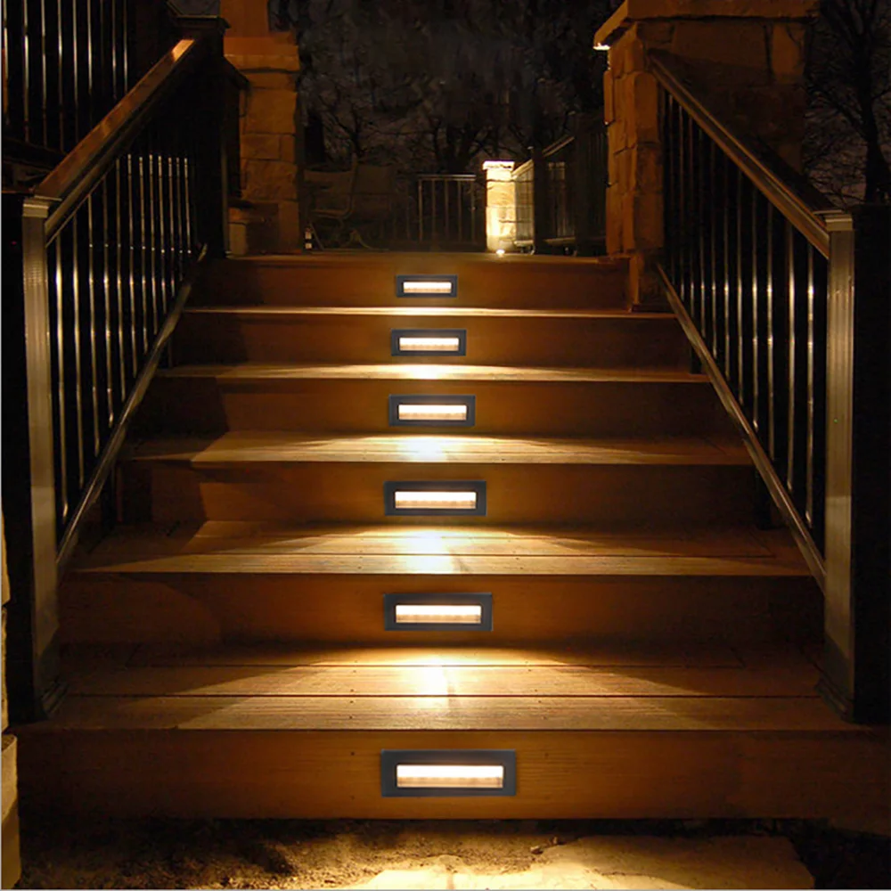 Наружный светодиодный светильник для лестницы водонепроницаемое уличное