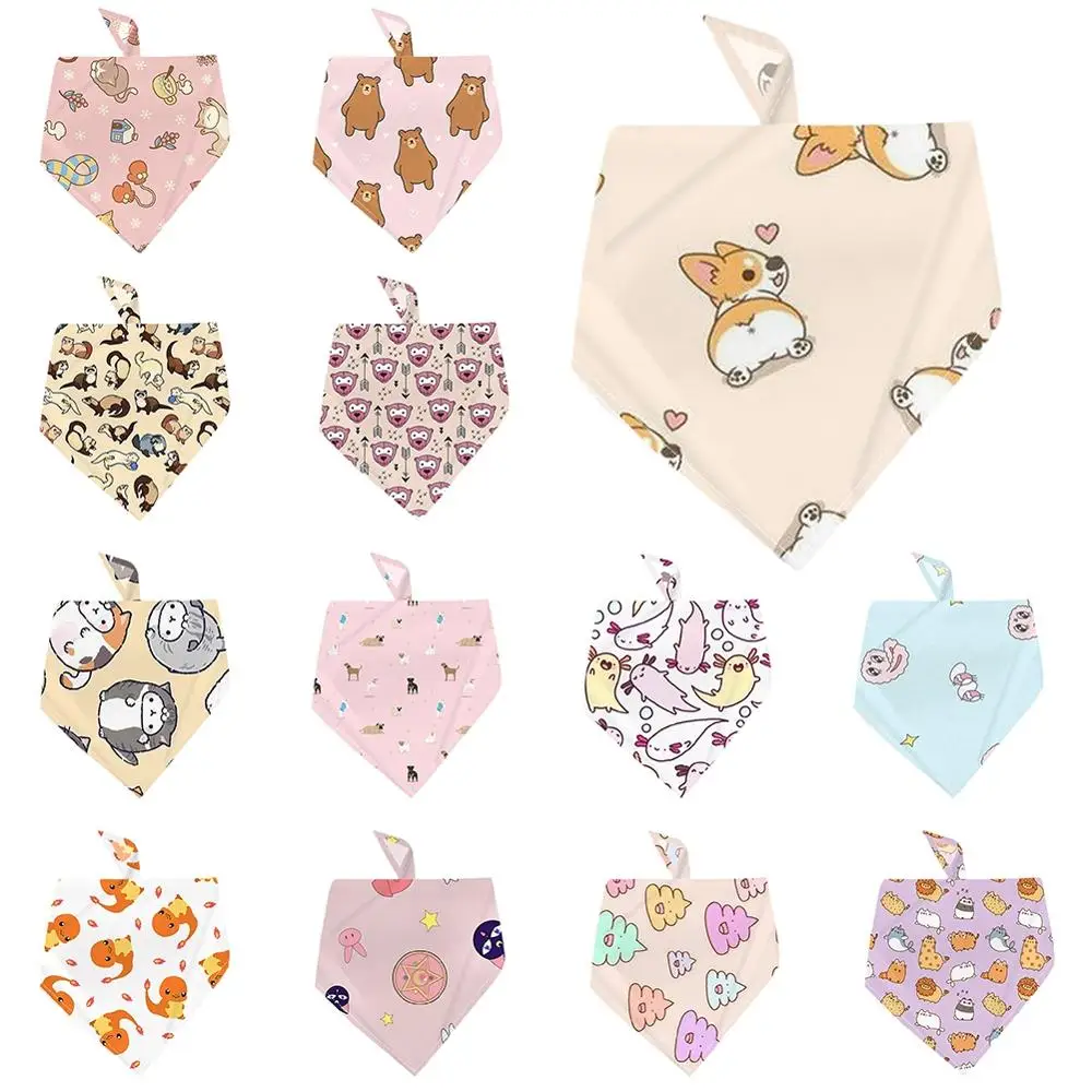 Бандана для домашних животных воротник платок треугольный шарф шеи слюнявчик