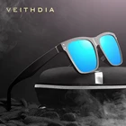 Солнцезащитные очки VEITHDIA унисекс, модные фотохромные Поляризационные солнечные аксессуары, Классические зеркальные, квадратной формы, подходят для всех