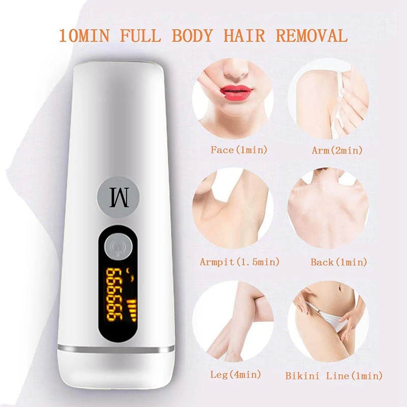 

990000 Flashes Epilator Painless Photoepilator IPL Hair Removal Device Permanent Bikini Epilator