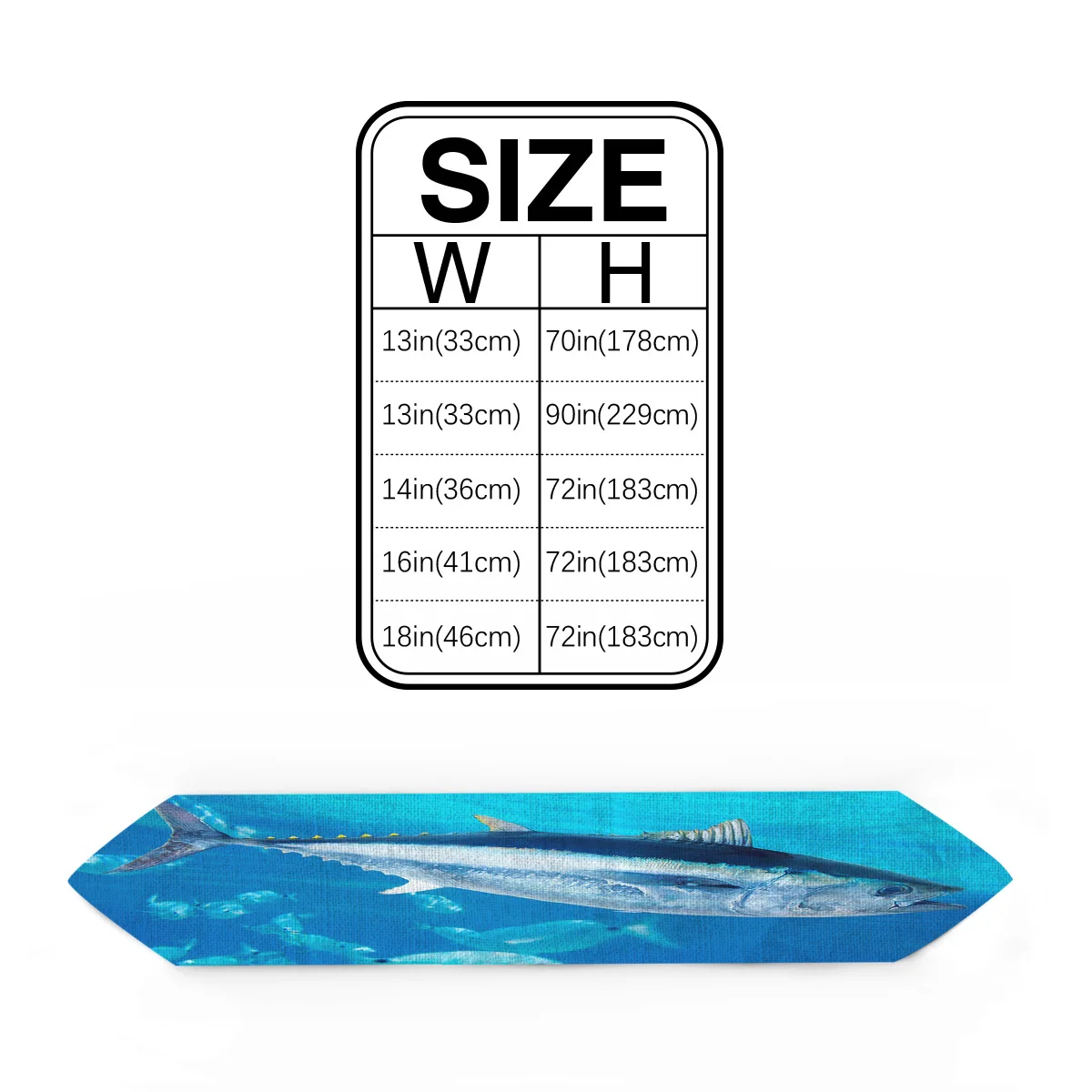 Настольная дорожка с современным синим тунцом скатерть обеденный стол украшение