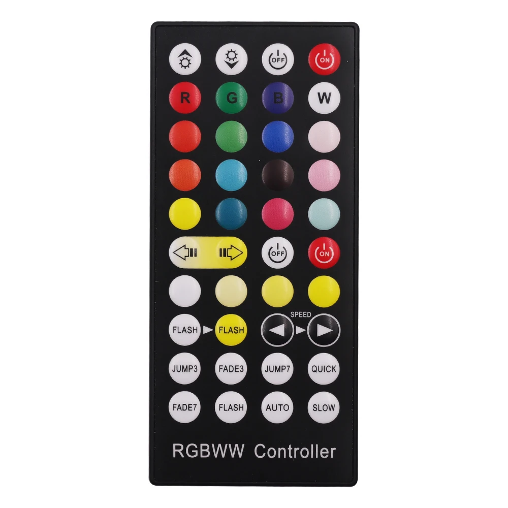 DC5 24V 40 key IR RGBWW (RGB + CCT) контроллер 3A * 5CH для 2835 5050 RGBW светодиодный