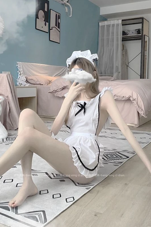 Sexy Babydoll Anime Cosplay Costumes Kawaii Lingerie White Maid Outfit for Woman Sailor School Girl Underwear Cos Uniform | Тематическая