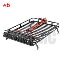 metal roof luggage rack led light for 110 rc crawler trx4 g500 bronco axial scx10 rc4wd cc01 tf2