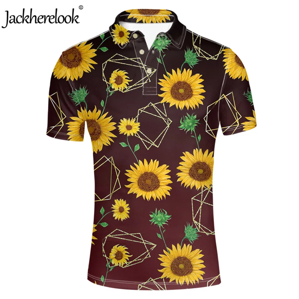 

Мужская футболка с коротким рукавом и цветочным принтом