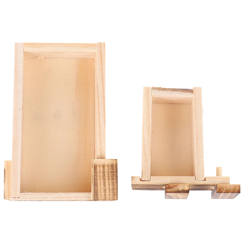 Винтажная деревянная коробка головоломка с секретным ящиком Волшебный