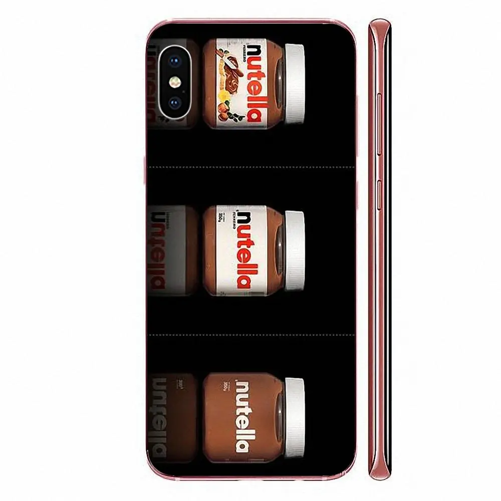 Nutella бутылка мягкий чехол для телефона с изображением цветов Samsung Galaxy J1 J3 J4 J5 J6 J7 A10