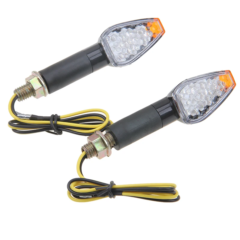 Универсальный указатель поворота для Мотоцикла Suzuki Kawasaki Cafe Racer лампа с