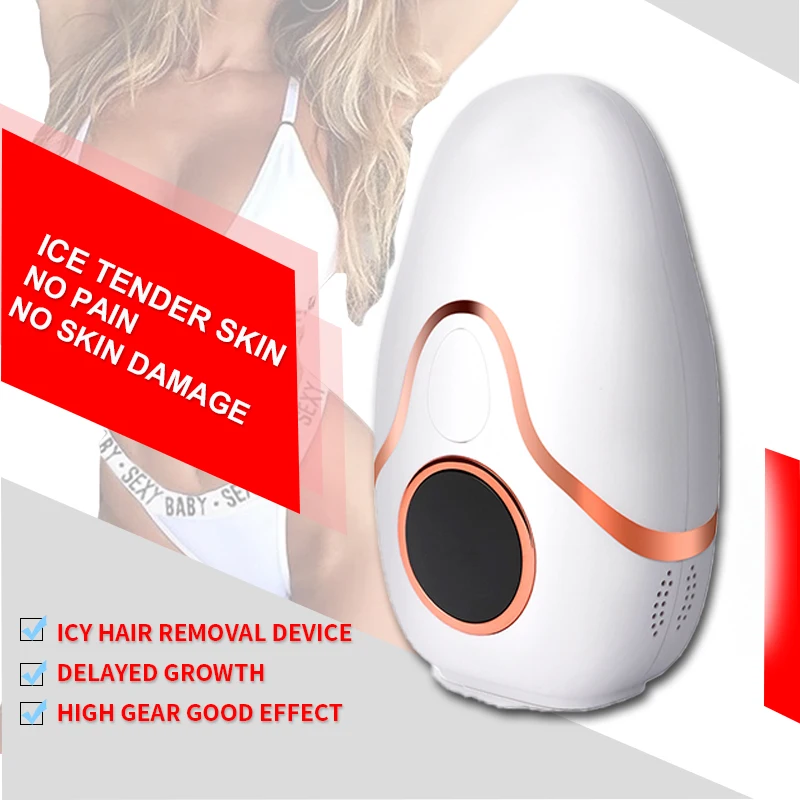 Factory Wholesale Price Home Use Professional Cooling Laser Pulse Light Hair Removal Device For Dark Skin