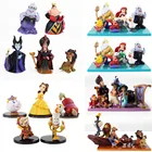 Принцесса Русалка Жасмин Белль королева Лев Король Обезьяна птица рыба Аладдин и его светильник Бог экшн-Фигурки игрушки подарки