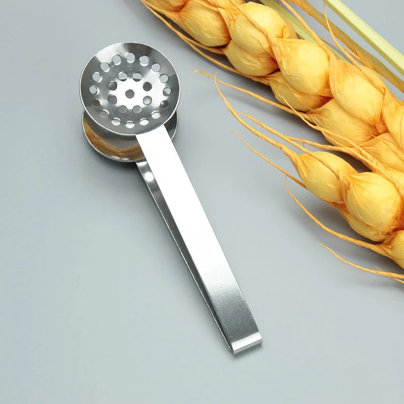 Щипцы для чая из нержавеющей стали чайный пакетик соковыжималка с ситом