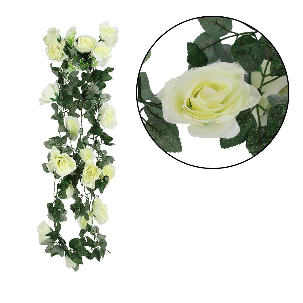 Искусственная Виноградная лоза с имитацией розы цветок лозы настенный