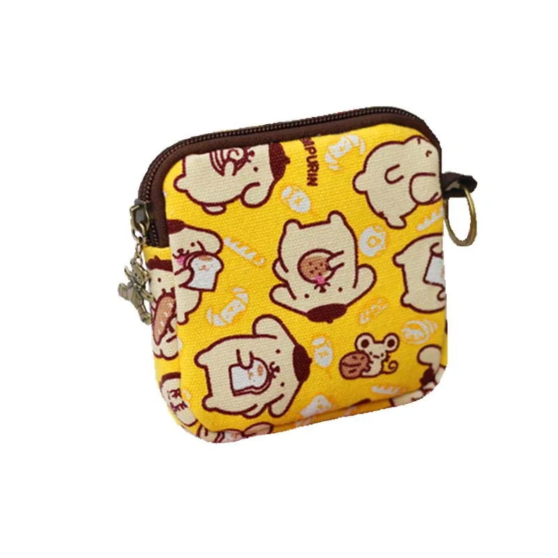 Retro Cat Small Canvas Mini Bag Women Coin Purses Kawaii Short Wallet Girls Purse Card Bags Womens Hand Purses for Ladies Kids images - 6