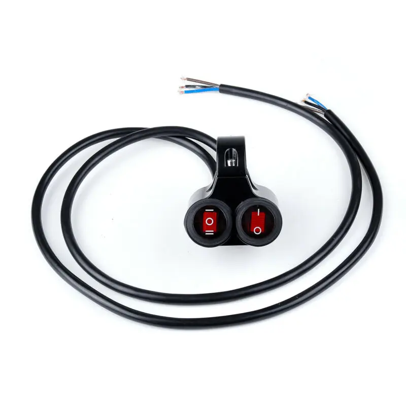 

22mm Motorcycle Switch 12V 7/8Inch Motorcycle ATV Handlebar Control Switch ON