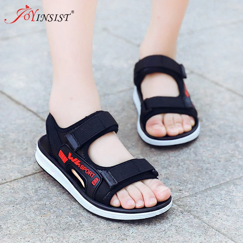 Сандалии детские пляжные на плоской подошве босоножки для мальчиков обувь детей