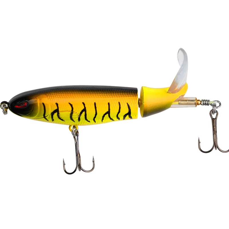 

Mino bait Lures 360 ° rotation Sound wave attraction 3D Fisheye Propeller tail Built in lead Sharp hook point Fishhook barb