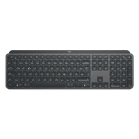 logitech mx keys advanced wireless illuminated keyboard graphite