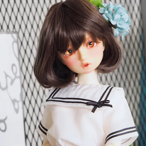 Полный комплект наивысшего качества 1/4 bjd кукла для девочек Mako модные короткие волосы SDM тело шарнир Манекен Модель Детская игрушка Лучшие подарки Смола
