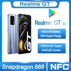 Смартфон Realme GT, 120 Гц, 6,43 дюйма, 888 мАч, 65 Вт, 8 + 4500 Гб