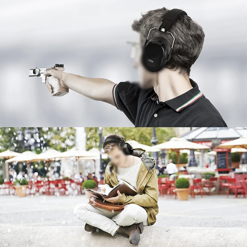 

HOT Adjustable Ear Defenders Earmuffs Hearing Protection Ear Defenders Noise Reduction For Sport Shooting For Adults Children