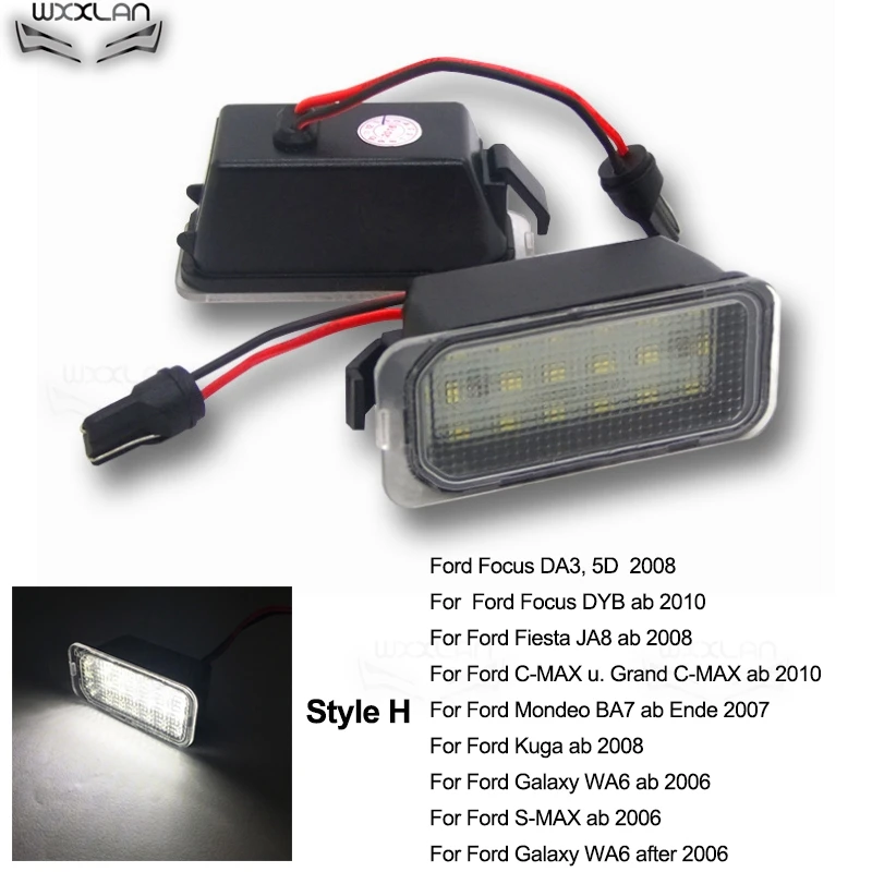 2 шт. светодиодный задний фонарь для грузовика номерной знак светильник Ford C MAX Focus