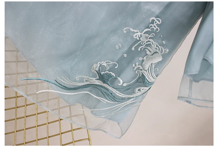 Китайская рубашка, традиционная китайская блузка, qipao Топ, шифон, длинный рукав, женские топы, чонсам, кружевная вышивка, блузка для девушек