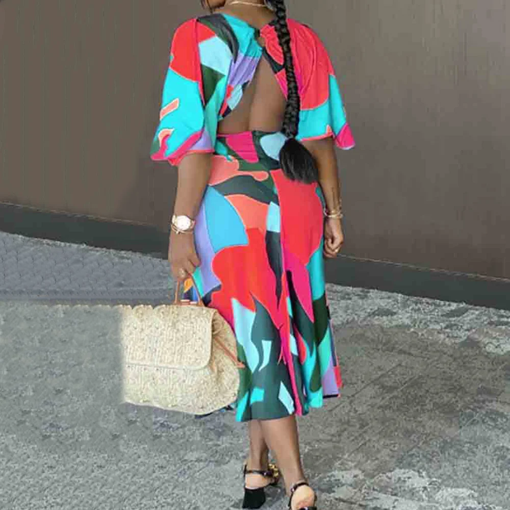 Женский комплект из двух предметов для пляжного отдыха с камуфляжным принтом