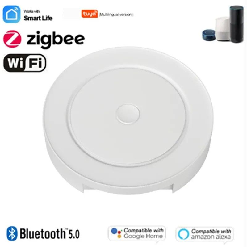 

Сетевой хаб Aubess ZigBee, многорежимный смарт-шлюз с поддержкой Wi-Fi и Bluetooth, работает с голосовым управлением Smartlife через Alexa Google Hom