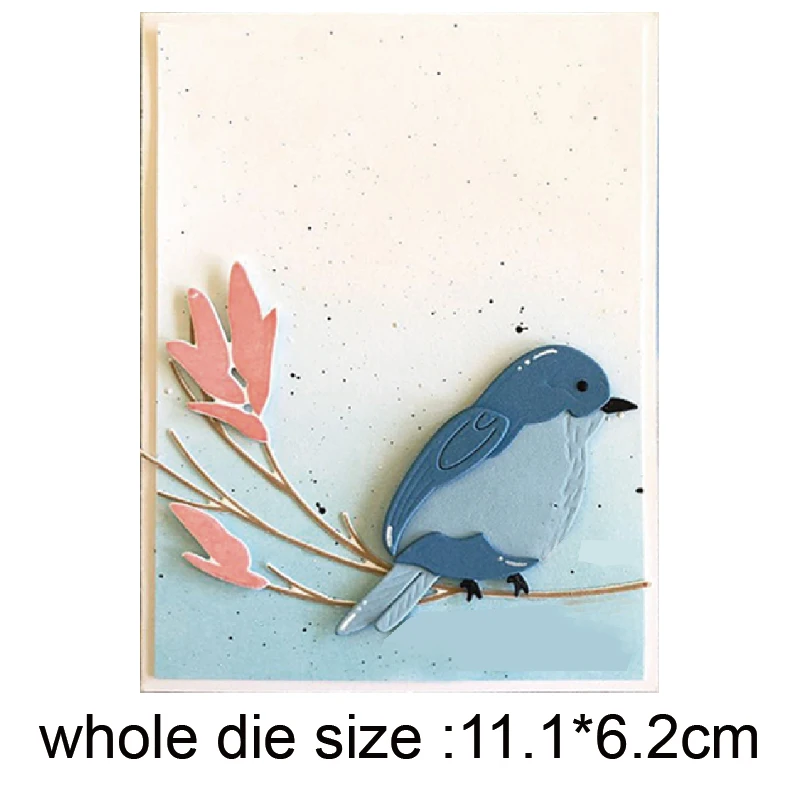 

metal cutting dies bird sit branch cut die mold decoration Scrapbook paper craft knife mould blade punch stencils dies