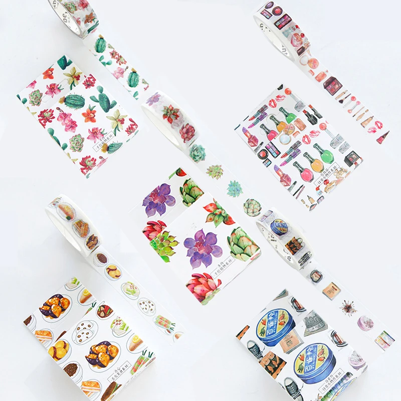 

The Harvest of Autumn Decorative Flower Fall Washi Tape DIY Scrapbooking Masking Tape School Office Supply Escolar Papelaria