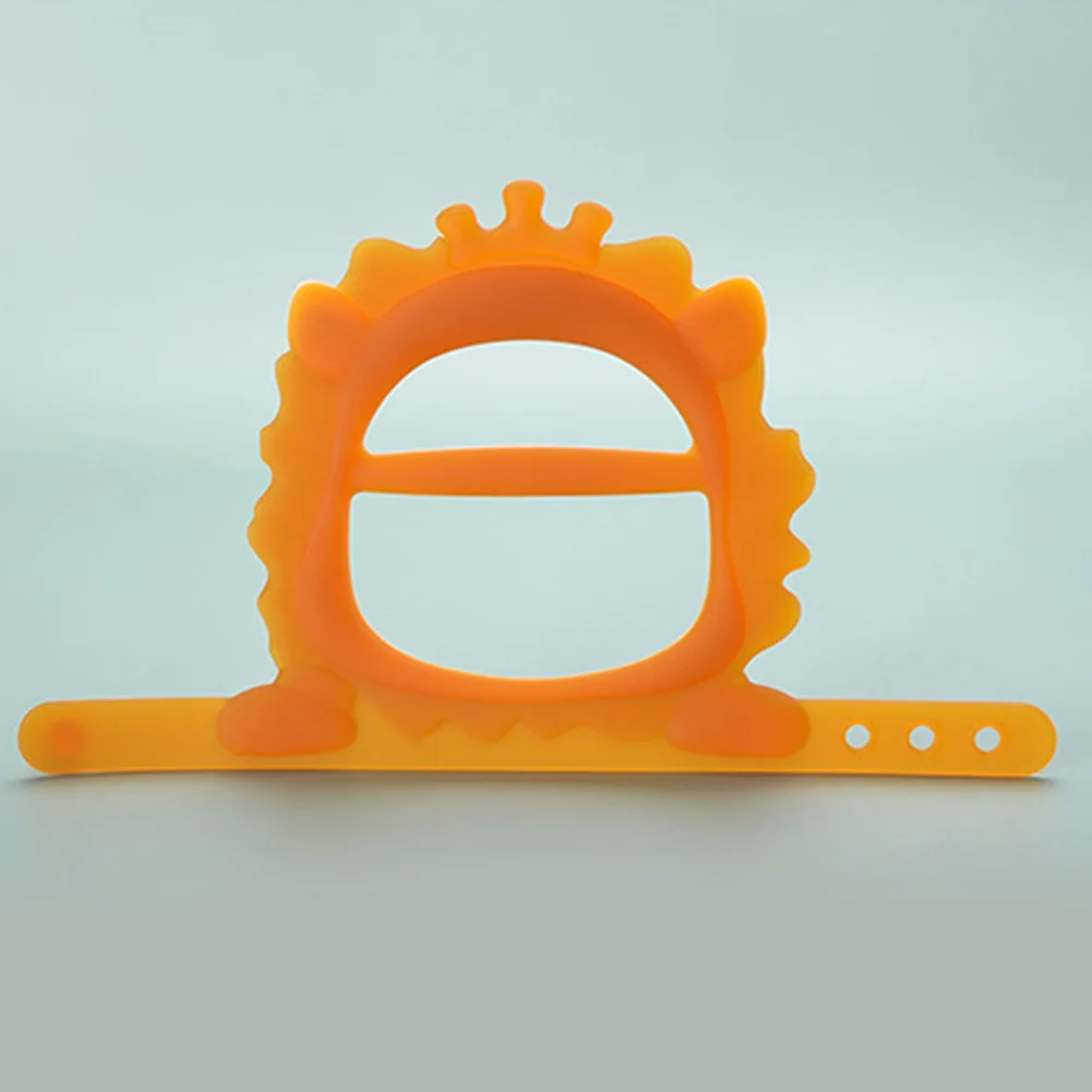 

3pcs For Infants Cute Bite Resistant Adjustable Wristband Baby Teether Training Non Toxic Chew Toy Molar Soothing Soft Silicone