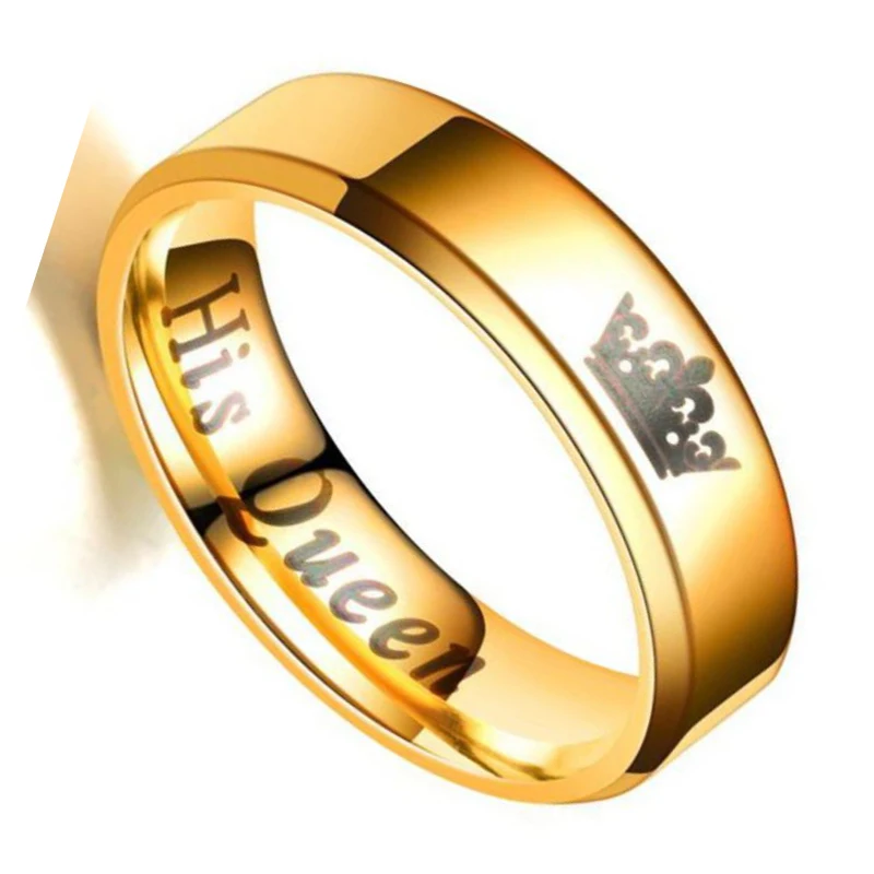 Aroutty новые модные парные кольца с короной ее король его королева свадебные из