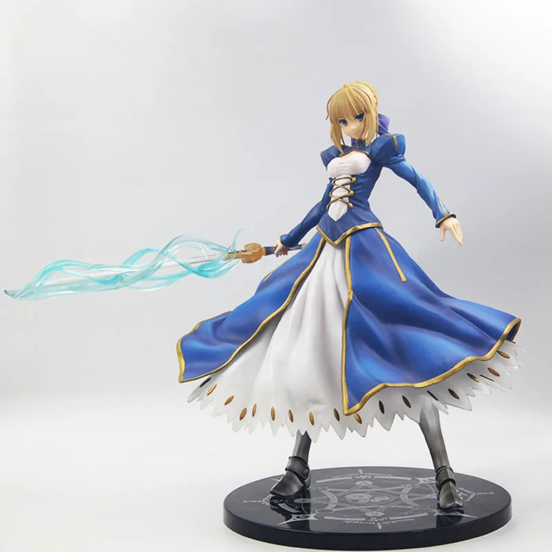 Аниме экшн-фигурки Fate/stay Night Altria Pendragon красивые девушки 41 см 1/4 стоя Боевая осанка