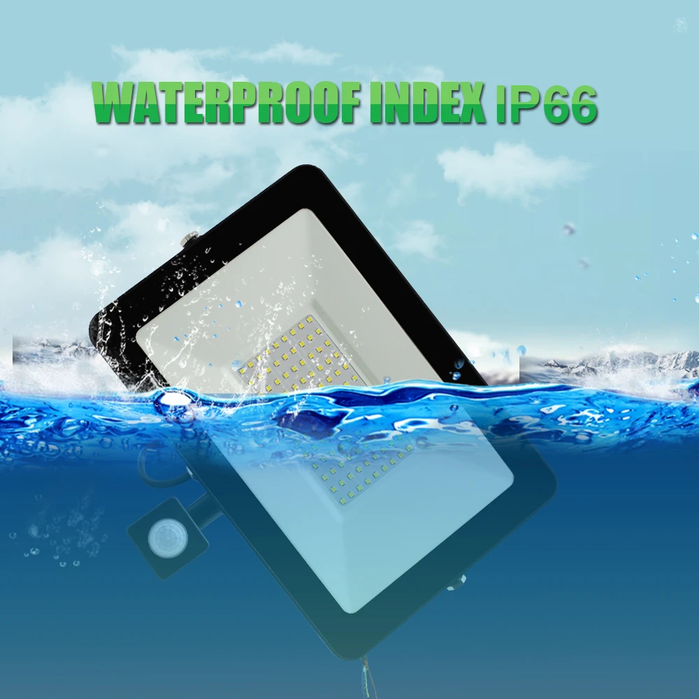 Светодиодный прожектор 20 Вт 30 50 100 инфракрасный человеческий корпус Индукционная