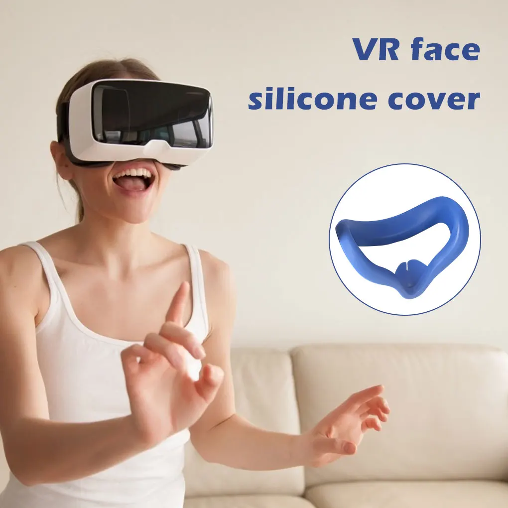 

Eye Mask Cover For Oculus Quest 2 VR Glasses Silicone Anti-sweat Anti-leakage Light Blocking Eye Cover Pad For Oculus Quest 2