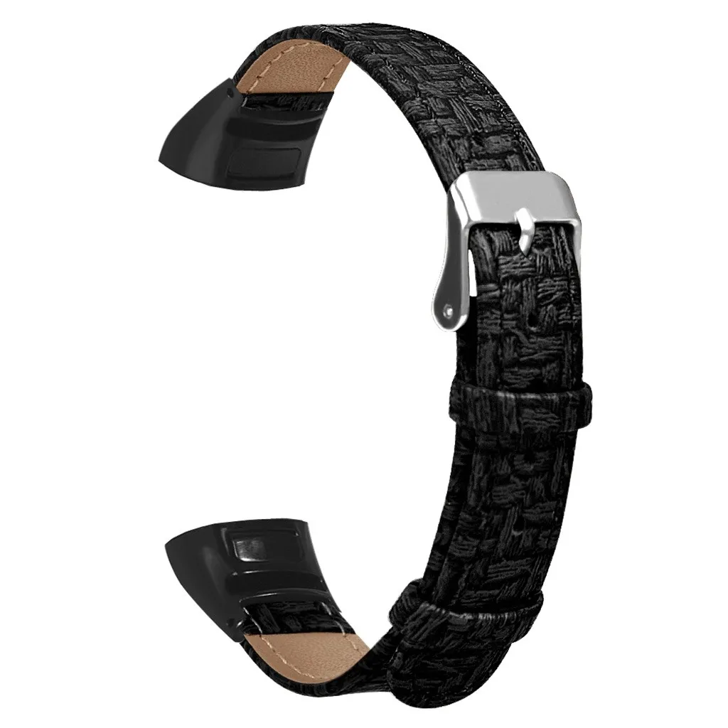 Замена волоконно-кожаных часов Ремешок Браслет для huawei Honor Band 5/4 унисекс тонкий ремешок 10 стилей роскошный модный подарок