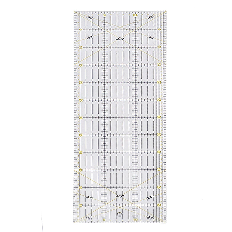 Инструмент для шитья прямоугольная линейка резки 60 х15 см