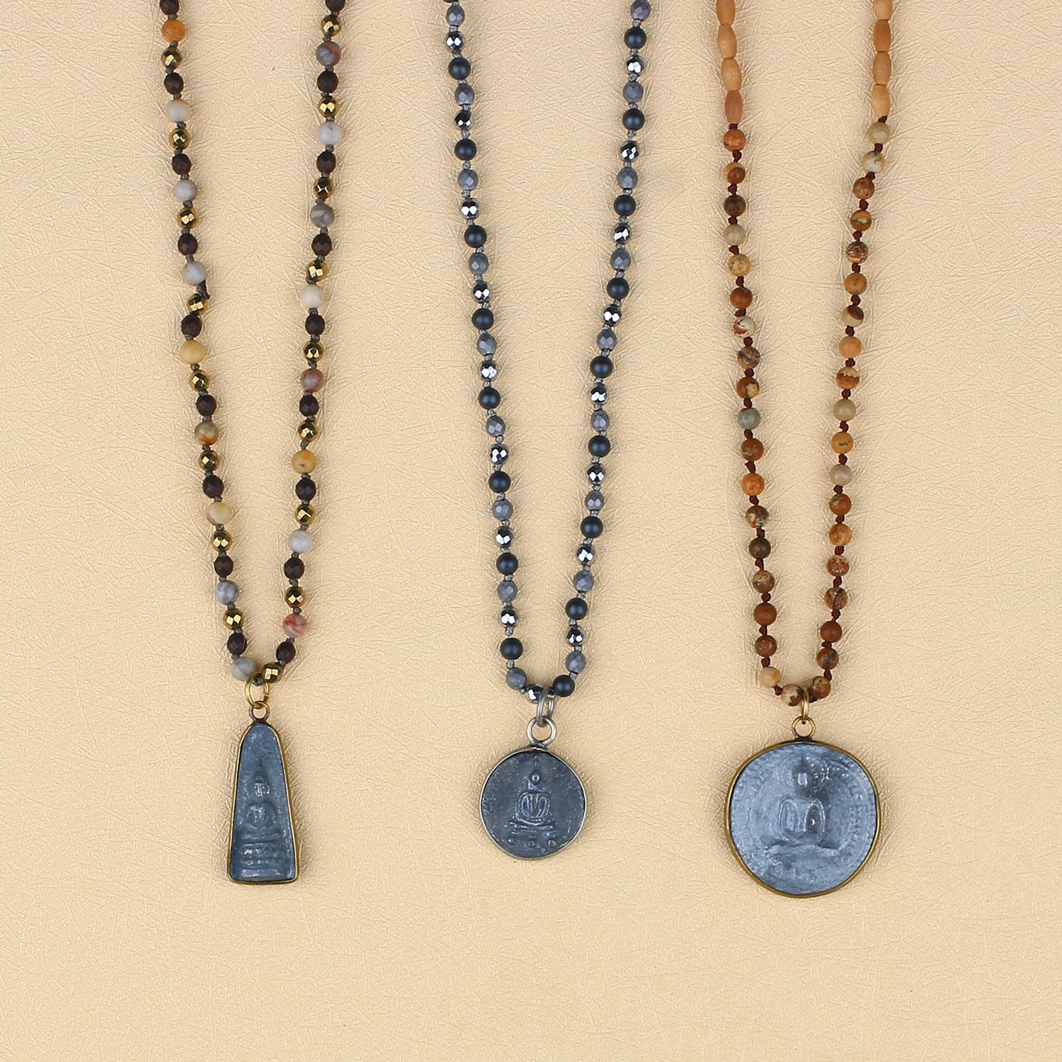 Колье KELITCH ювелирное изделие цепочка из бисера винтажное ручная работа кристалл