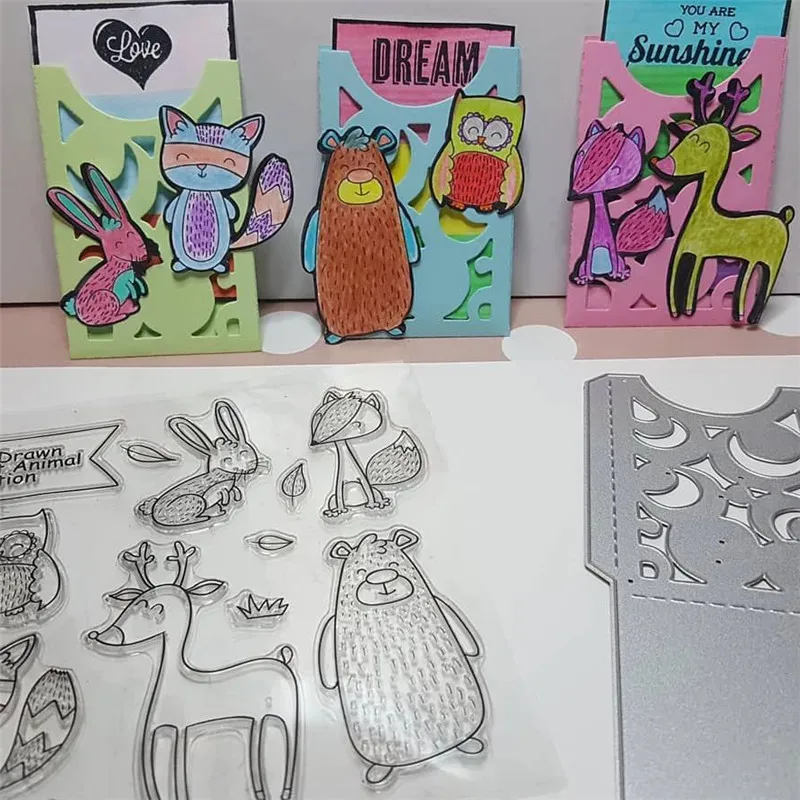 DiyArts рамка штампы конверт металлические Вырубные штампы для рукоделия штампы Скрапбукинг альбом вырубной трафарет Декор штампы Новинка