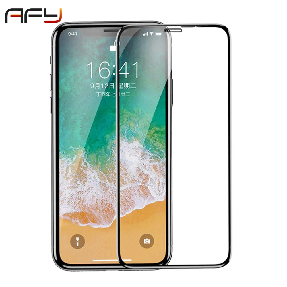 AFY 5dfor iPhone 7 Plus защита экрана полное покрытие стекло для iPhone10 X XS MAX XR ультра тонкая