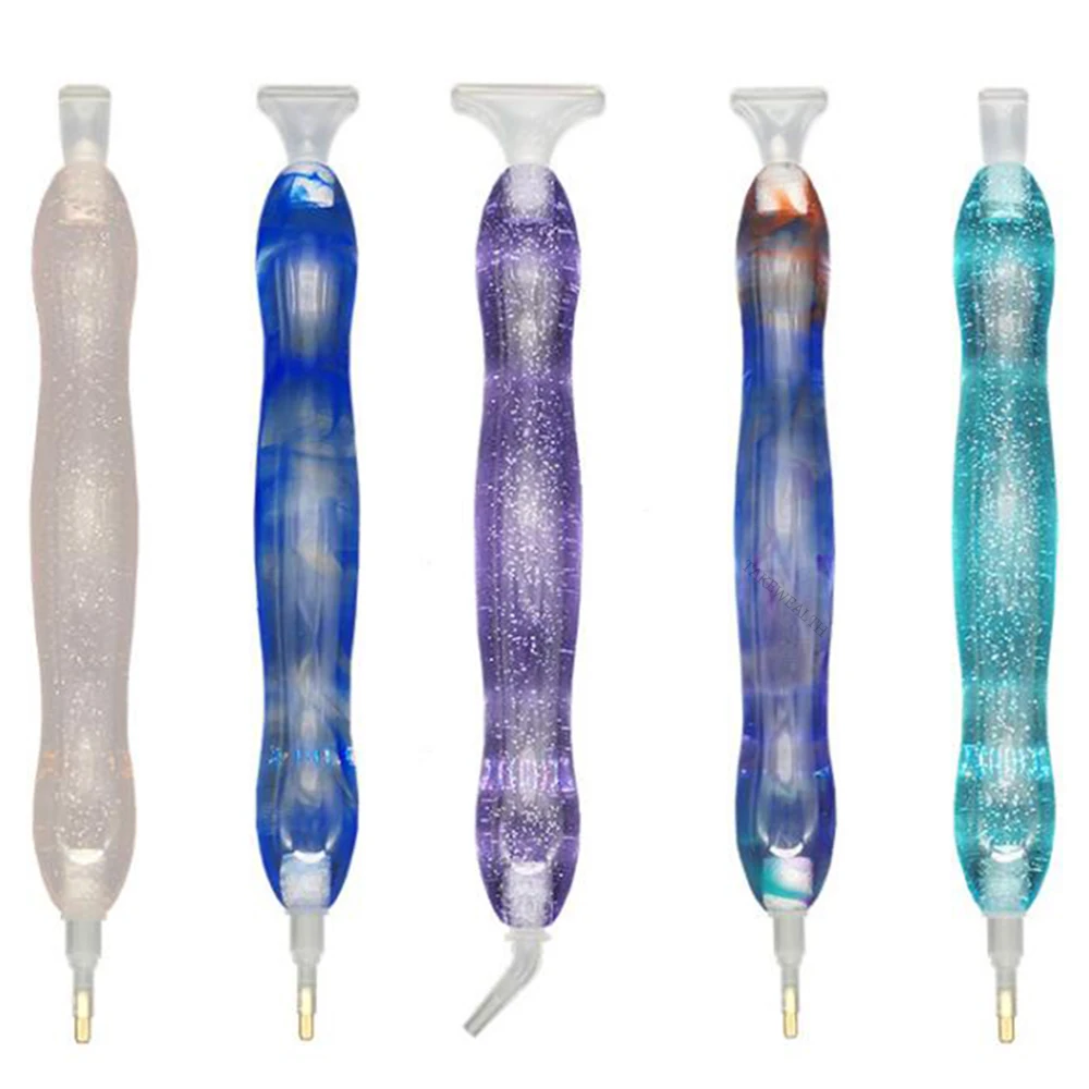 

New Resin Point Drill Pen Tool For 5D Square/Round Diamond Painting Pens Diamond Embroidery Accessories