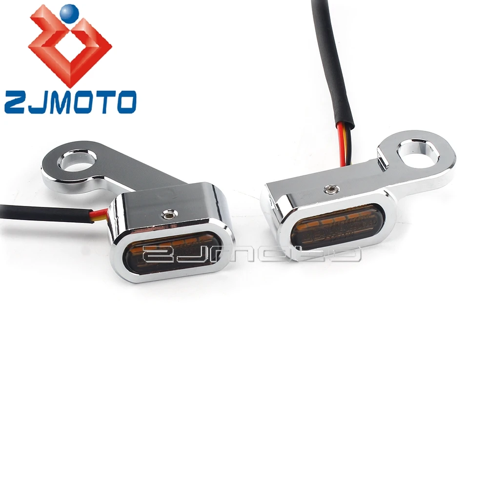 Мини-указатели поворота для Мотоциклов Harley Sportster светодиодные индикаторы