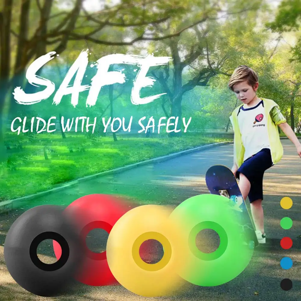 

High Quality 4pcs/Set PU Skate Wheels Wearproof Entertainment Skateboard Wheels Sport Downspeed Cool Boarders